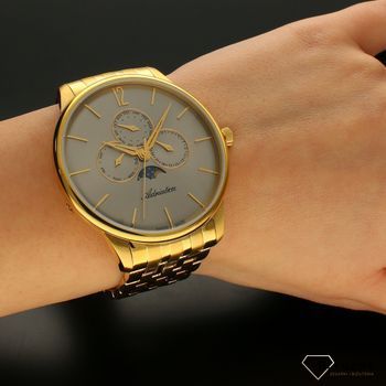 Zegarek męski na bransolecie w kolorze złota Adriatica A8269.1157QF ⌚ (5).jpg