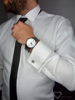 Zegarek męski Adriatica Automatic A8276.51B3A. Zegarek męski Adriatica mechaniczny z automatycznym naciągiem ✅ Zegarek męski za bransolecie ze srebrną tarczą. ✅  Zegarek z bransoletą stalową (2).JPG