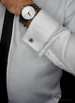 Zegarek męski Adriatica Automatic A8276.51B3A. Zegarek męski Adriatica mechaniczny z automatycznym naciągiem ✅ Zegarek męski za bransolecie ze srebrną tarczą. ✅  Zegarek z bransoletą stalową (3).JPG