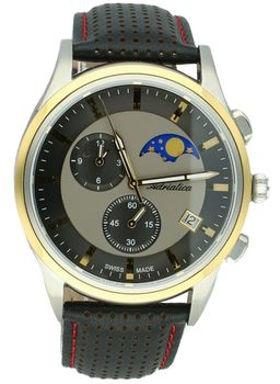 Zegarek męski Adriatica Chronograph A8282.22G7CHpas  wyposażony jest w kwarcowy mechanizm, zasilany za pomocą baterii. Posiada bardzo wysoką dokładność mierzenia czasu +- 10 2.jpg