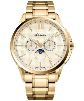 Adriatica A8283.1161QF – męski zegarek elegancki multifunkcyjny złoty gold.jpg