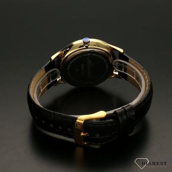 Zegarek męski złot  z czarna tarczą na pasku Adriatica A8289.1214Q (4).jpg
