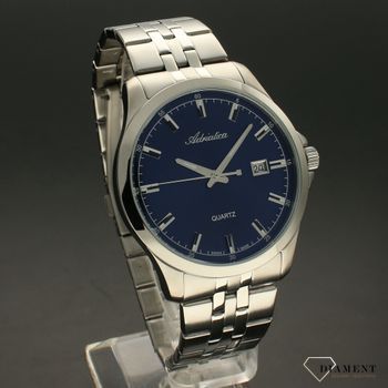 Zegarek męski na bransolecie Adriatica A8304.5115QA z czytelną tarczą niebieską ⌚ (1).jpg