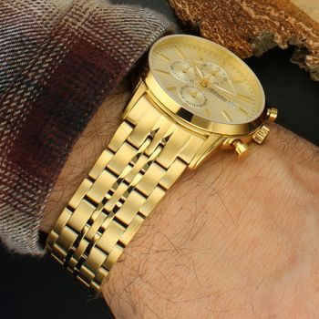 Adriatica A8306.1111CH – męski zegarek elegancki złoty z chronografem gold.jpg