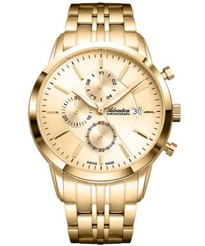 Adriatica A8306.1111CH – męski zegarek elegancki złoty z chronografem męski zegarek..jpg