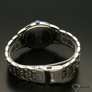 Zegarek męski ⌚ na bransolecie z szafirowym szkłem i czarną tarczą Adriatica  A8306.5114Q. Elegancki zegarek pasujący (5).jpg