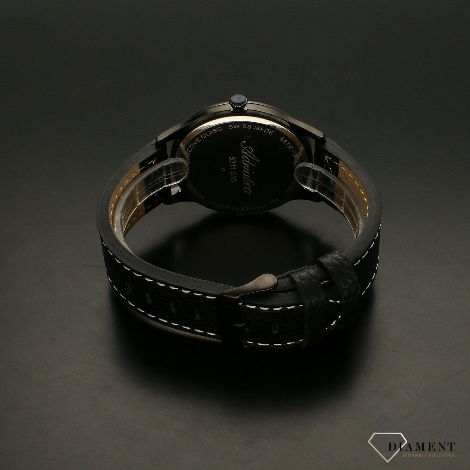 Zegarek męski na pasku skórzanym Adriatica Aviator A8311.B224Q.webp