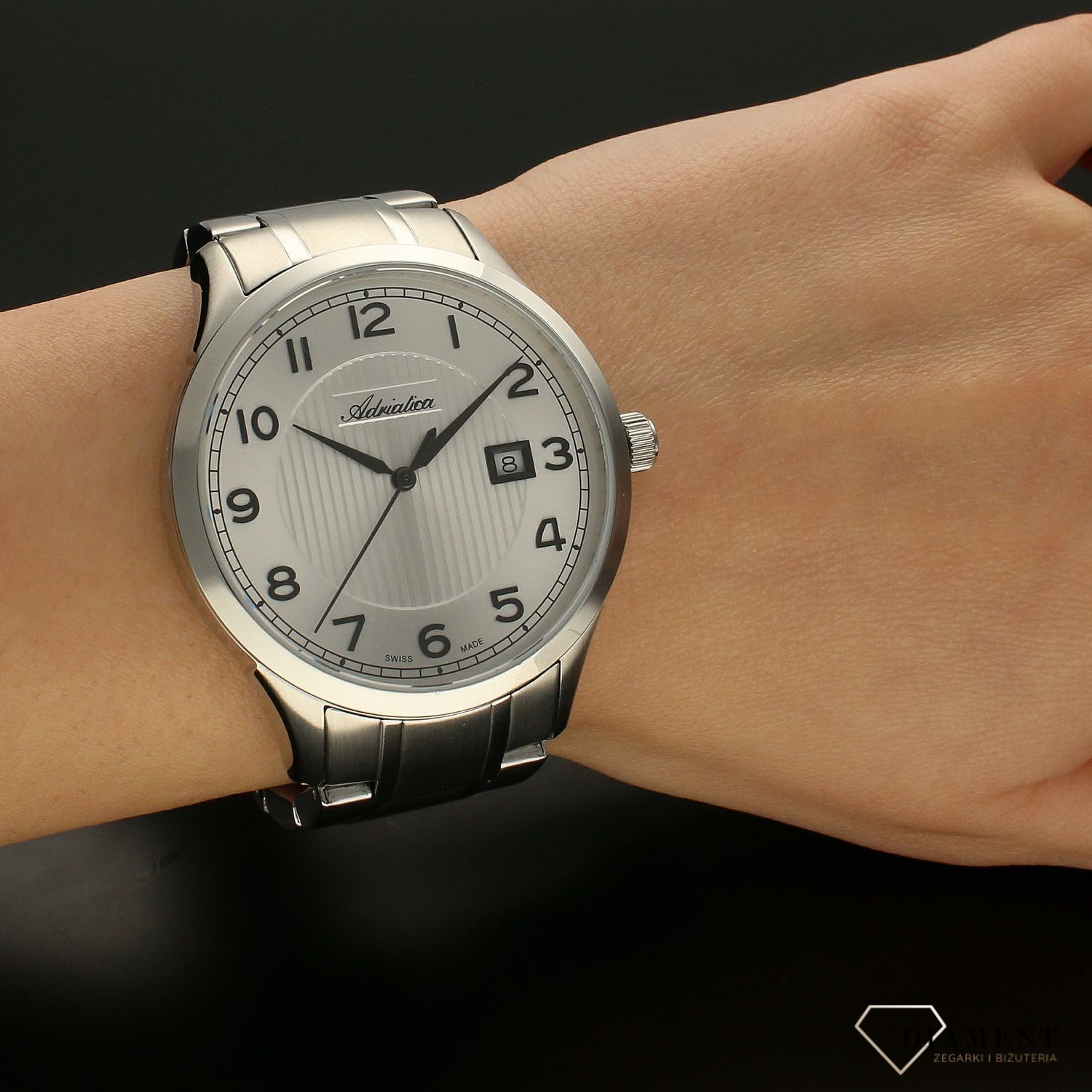 Zegarek męski na bransolecie Adriatica A8316.5123Q.jpg