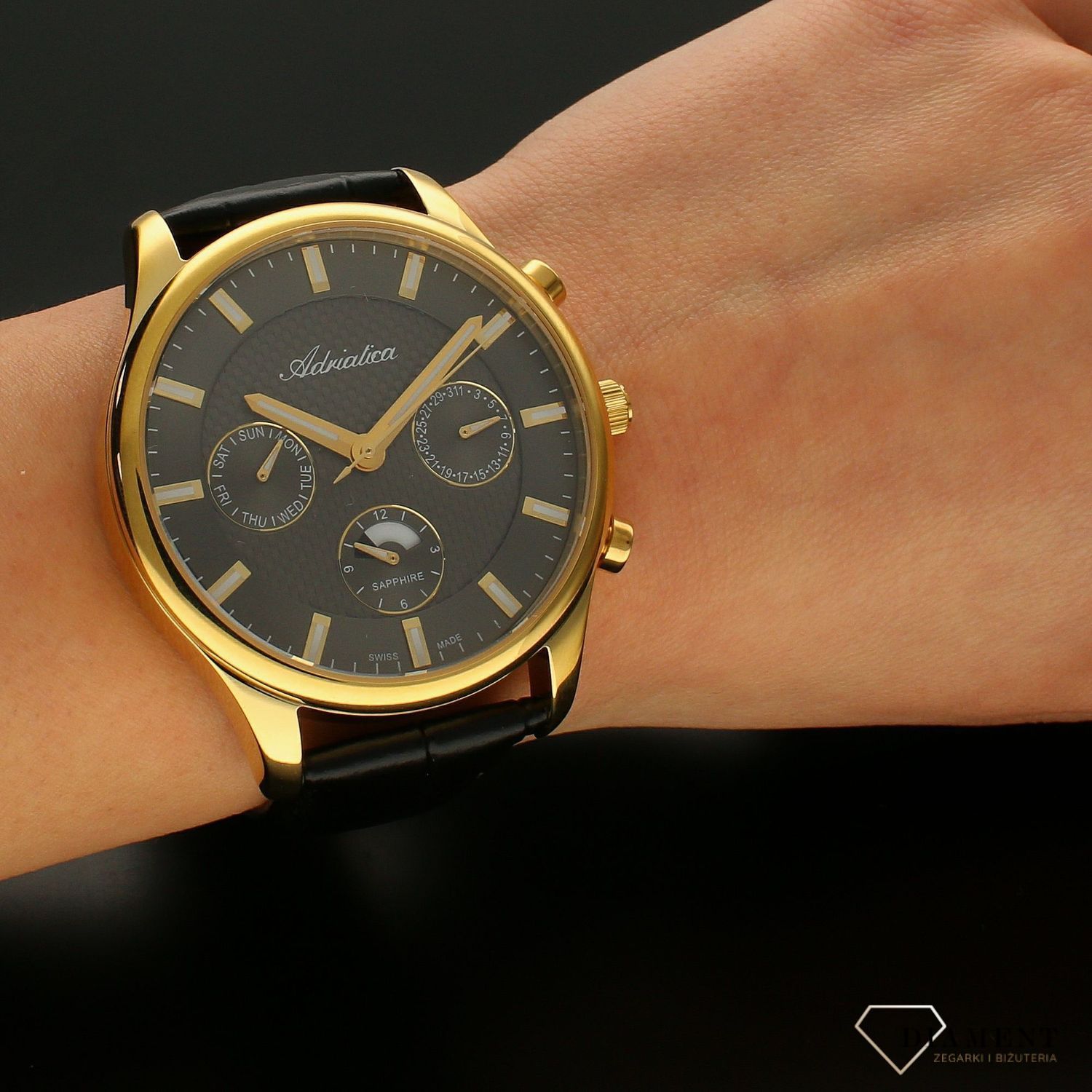 Zegarek męski na pasku Adriatica A8323.1217QF.jpg