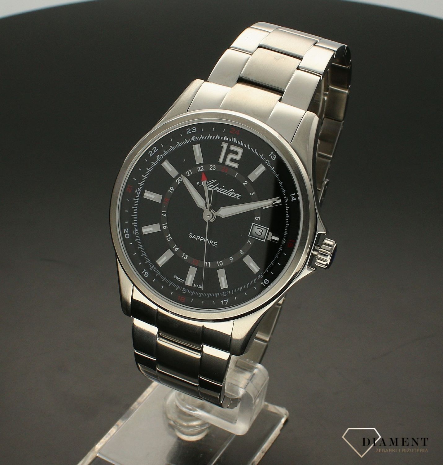 Zegarek męski na bransolecie Adriatica A8325.5154Q.webp