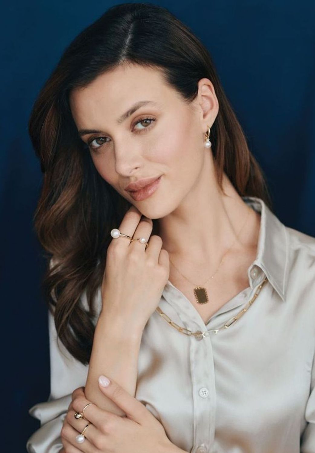 .Pierścionek złoty damski z perłą próba 585 A8GAAN0843 rozmiar 19 .Piękny złoty pierścionek z perłą marki (1).jpg