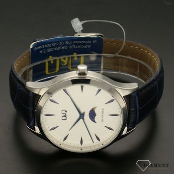 Zegarek męski na pasku QQ Moon Phase AA30-301 (4).jpg