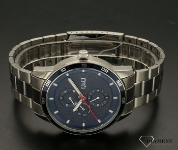 Zegarek męski na srebrnej bransolecie Sport QQ AA38-212 (3).jpg