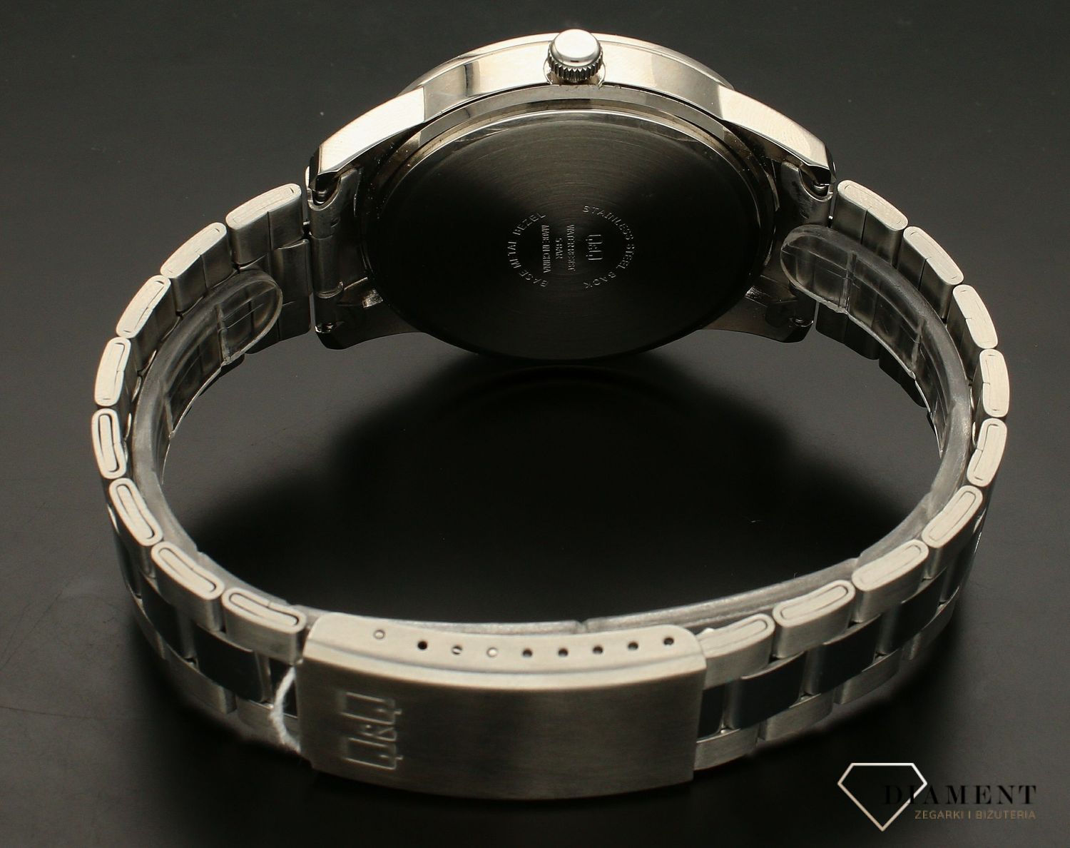 Zegarek męski na srebrnej bransolecie Sport QQ AA38-212 (1).jpg