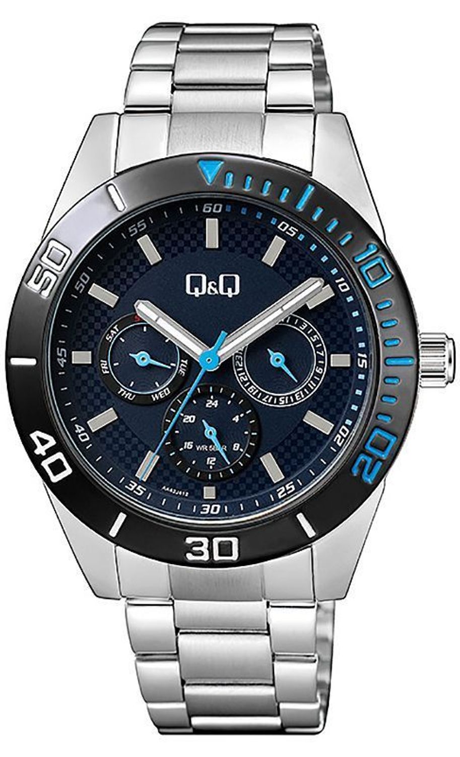 Zegarek męski na bransolecie QQ AA42-412.jpg