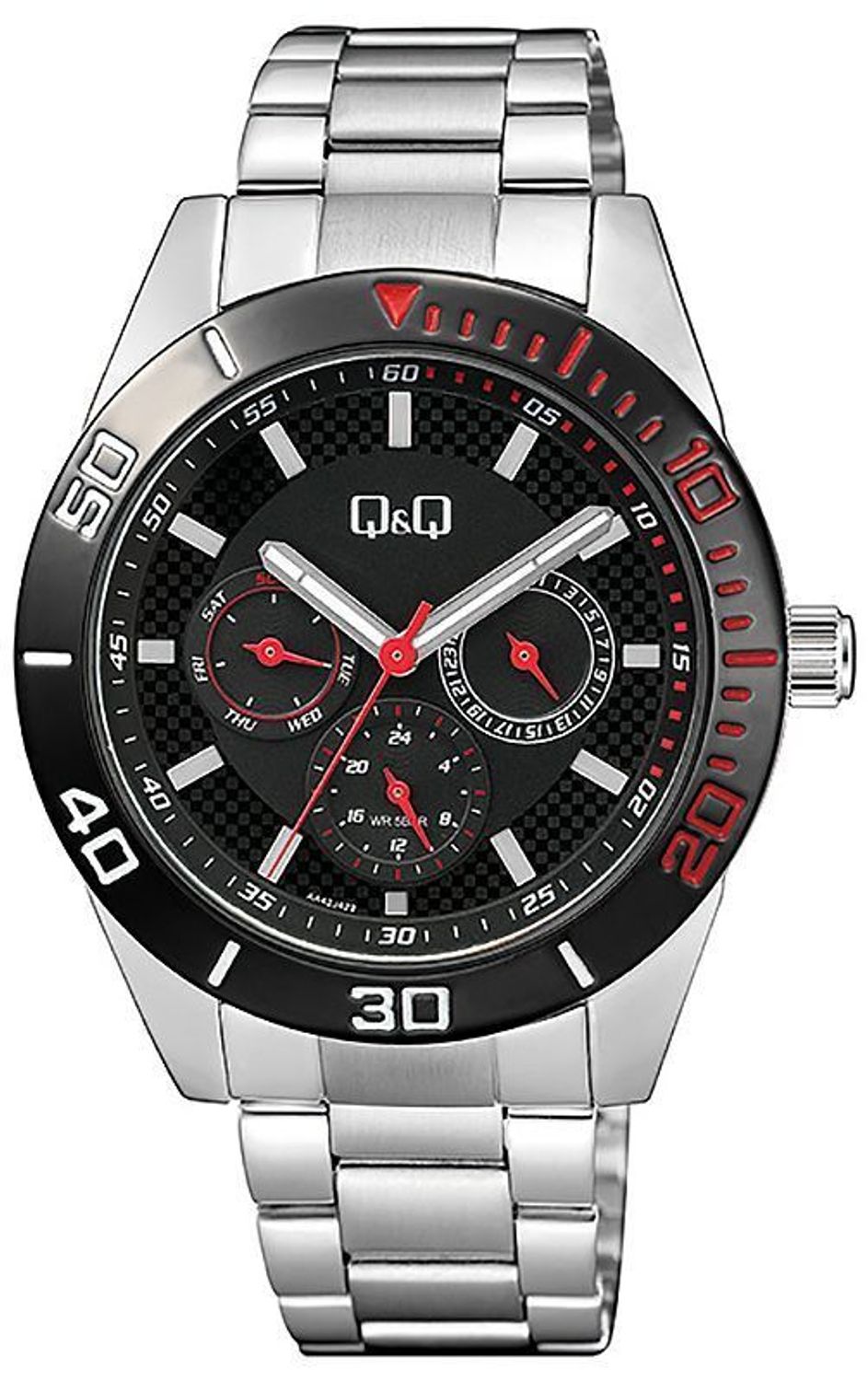 Zegarek męski na bransolecie QQ AA42-422.jpg