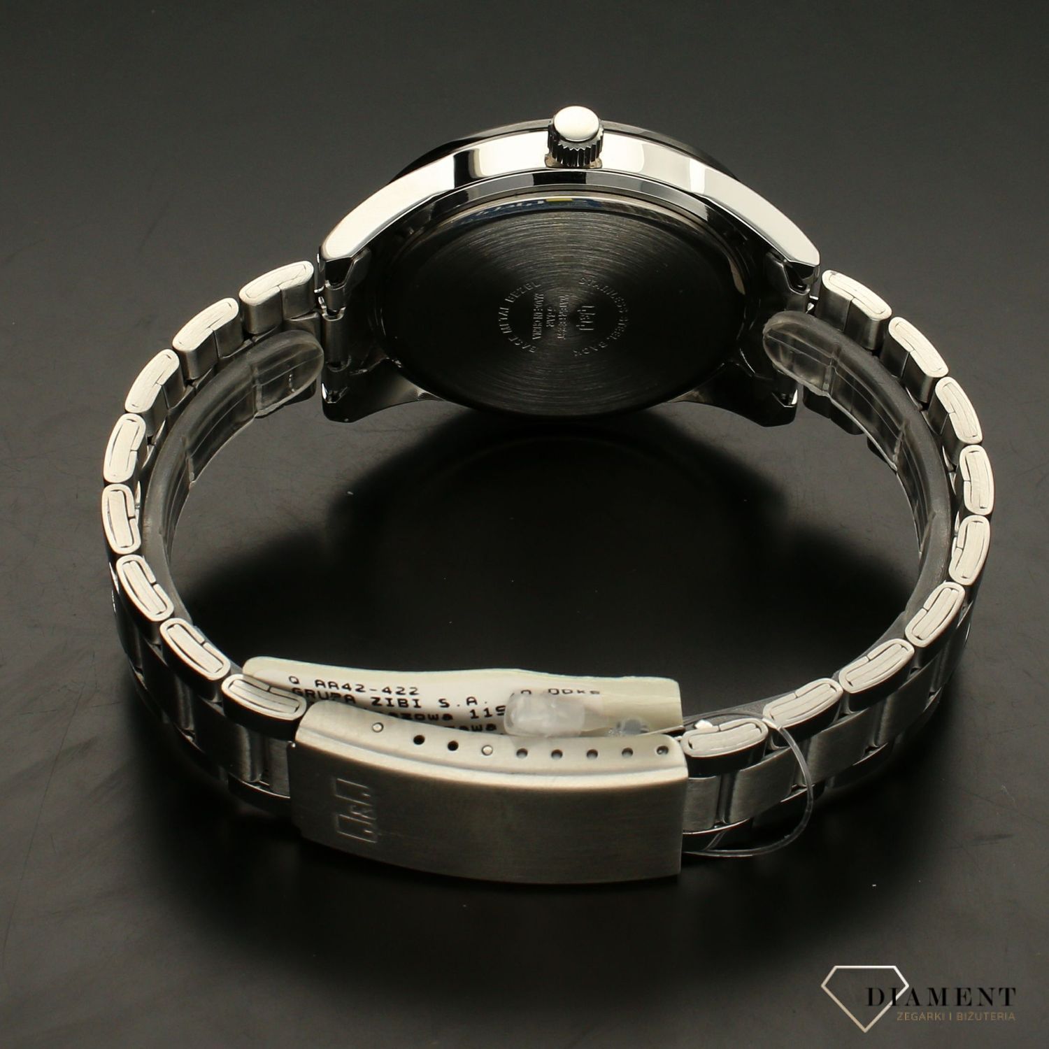 Zegarek męski na bransolecie QQ AA42-422.jpg