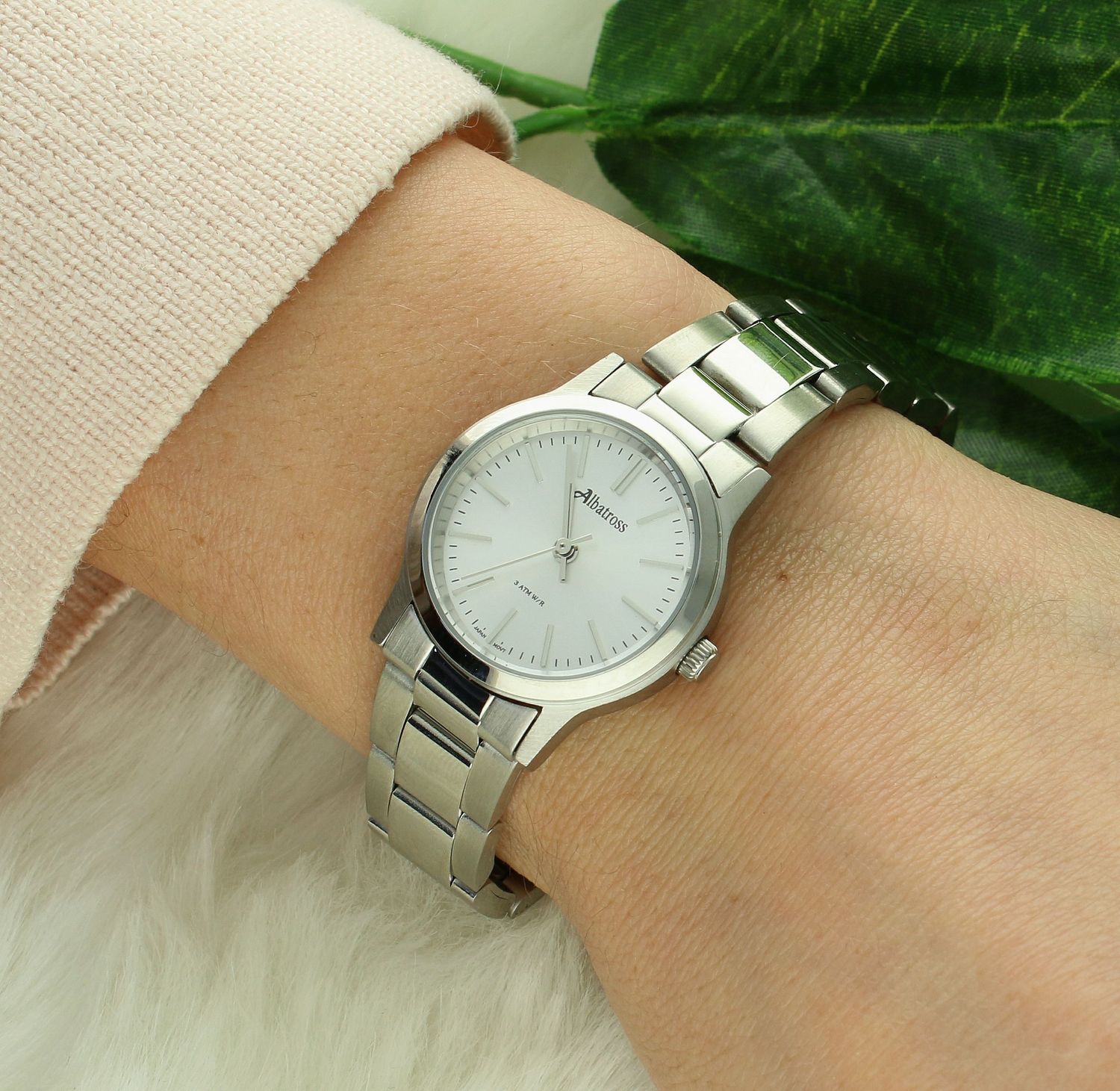 Zegarek damski na bransolecie Albatros stalowy ABBC25SISX03BX. Damski zegarek stalowy. Zegarek damski na bransolecie. Tani zegarek damski. Tani zegarek stalowy dla kobiety. Zegarek z wyraźną tarcza na prezent dla kobiety. .jpg