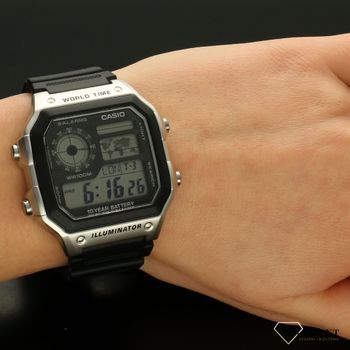 Zegarek męski CASIO Sportowy na pasku AE-1200WH-1CVEF (5).jpg