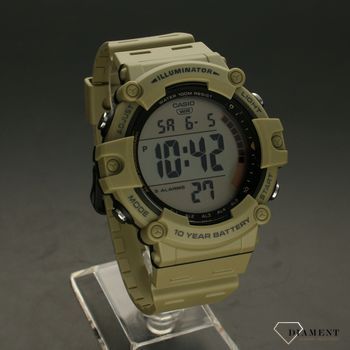 Zegarek męski sportowy zielony  Casio wodoszczelny AE-1500WH-5AVEF (1).jpg