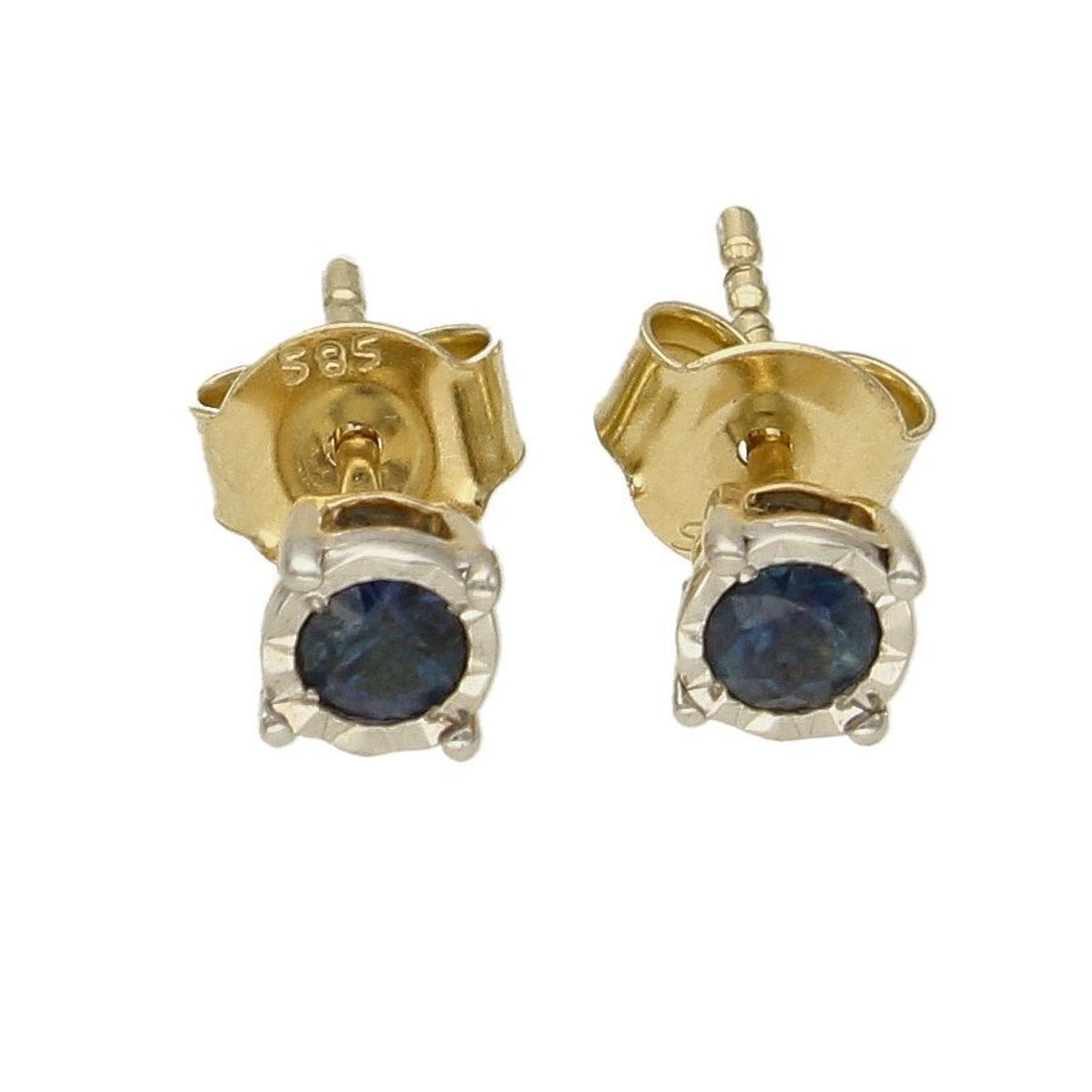 Kolczyki Subtelne Szafirki 585 DIAMENT AE157SA Biżuteria z kamieniami szlachetnymi, które swoim blaskiem zachwycą każdą kobietę. Biżuteria wyrażająca więcej niż słowa wykonana z 14 karatowego złota (1).jpg