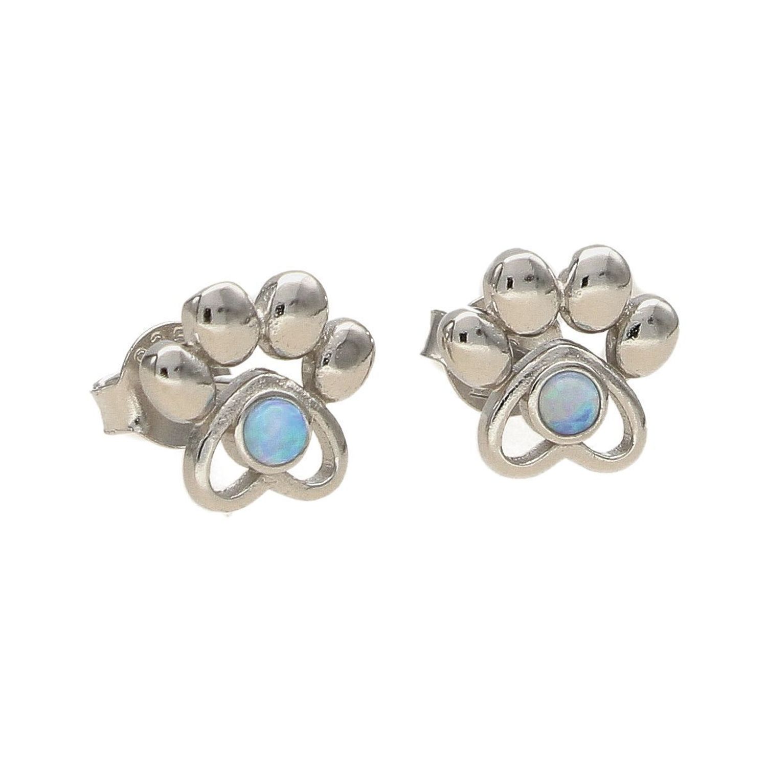 Srebrne kolczyki łapka niebieski opal AE20392.jpg