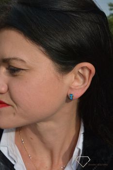 Srebrne kolczyki dla dziewczynki niebieski jednorożec z opalem AE20412ERH. Srebrne kolczyki dla dziewczynki niebieski jednorożec. Śliczne kolczyki jednorożce z dziecięcej kolekcji. Idealne na prezent dla małej modnis (1).JPG