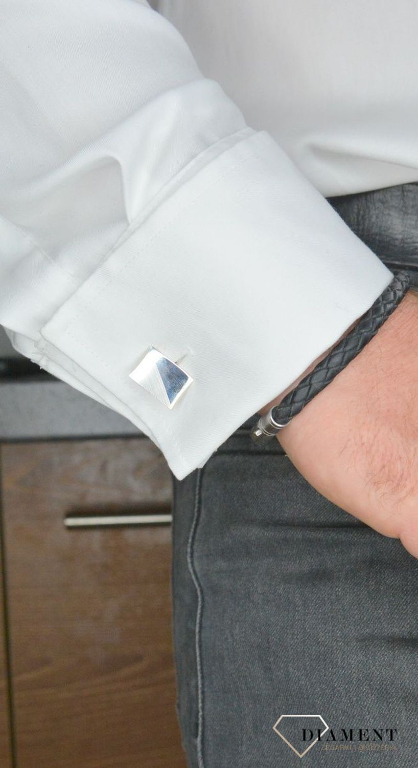 Spinki do mankietów srebrne eleganckie Grawer gratis ALKM0039. Spinki gładkie męskie. Spinki męskie do garnituru. Spinki męskie srebrne do mankietów. Spinki eleganckie do mankietów. Spinki grawerowane idealne na prezent dla m.jpg