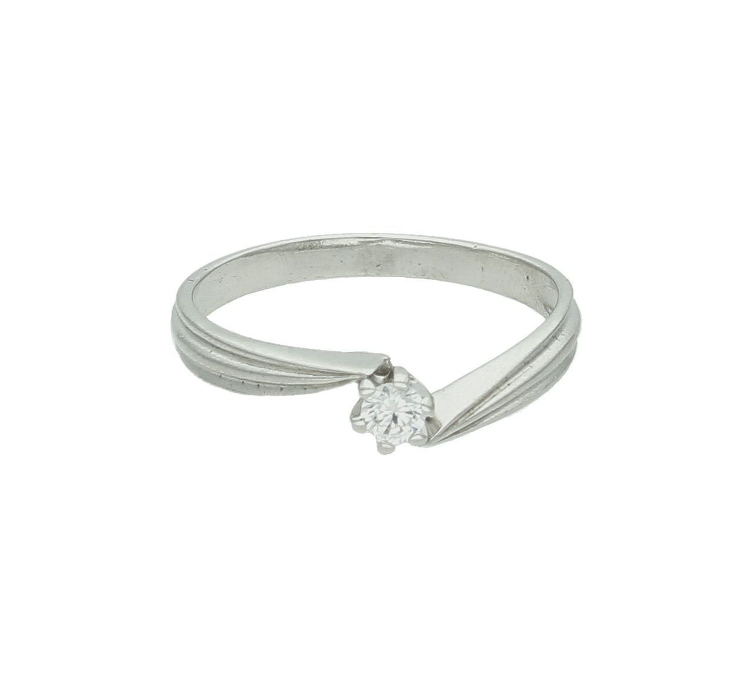 Srebrny pierścionek damski 925 z delikatną cyrkonią rozmiar 19.jpg