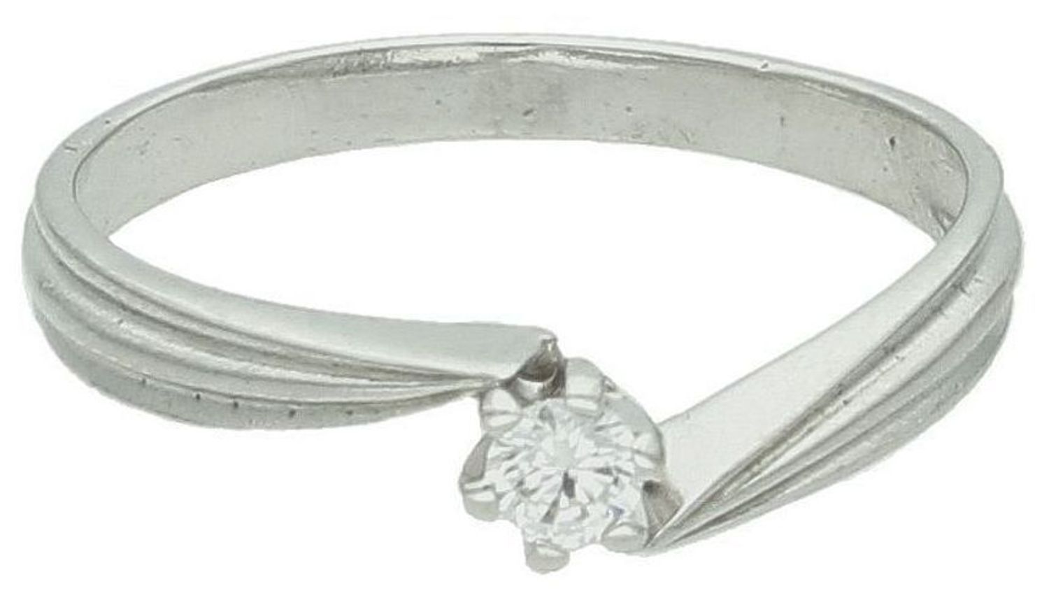 Srebrny pierścionek damski 925 z delikatną cyrkonią rozmiar 19.jpg