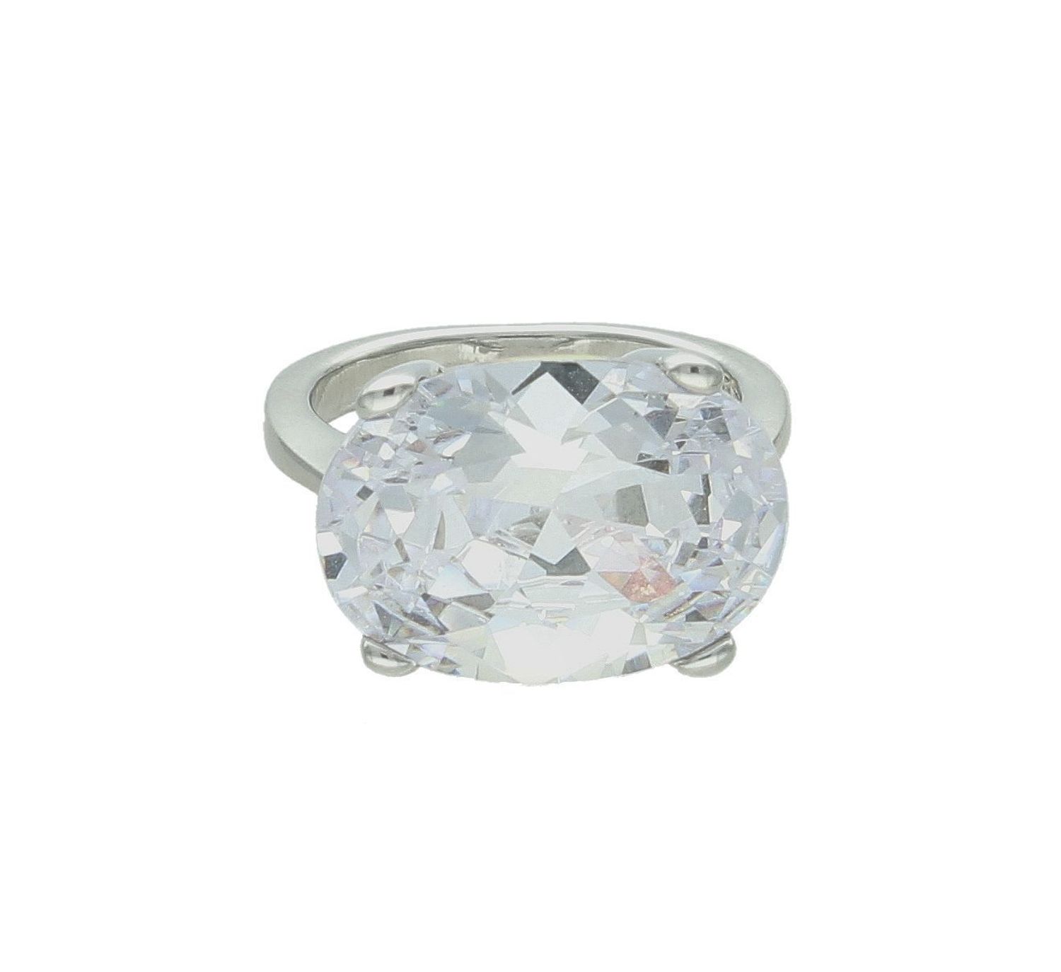 Srebrny pierścionek damski 925 z fioletową cyrkonią rozmiar 17 DIA-PRS-7353-925 8.jpg