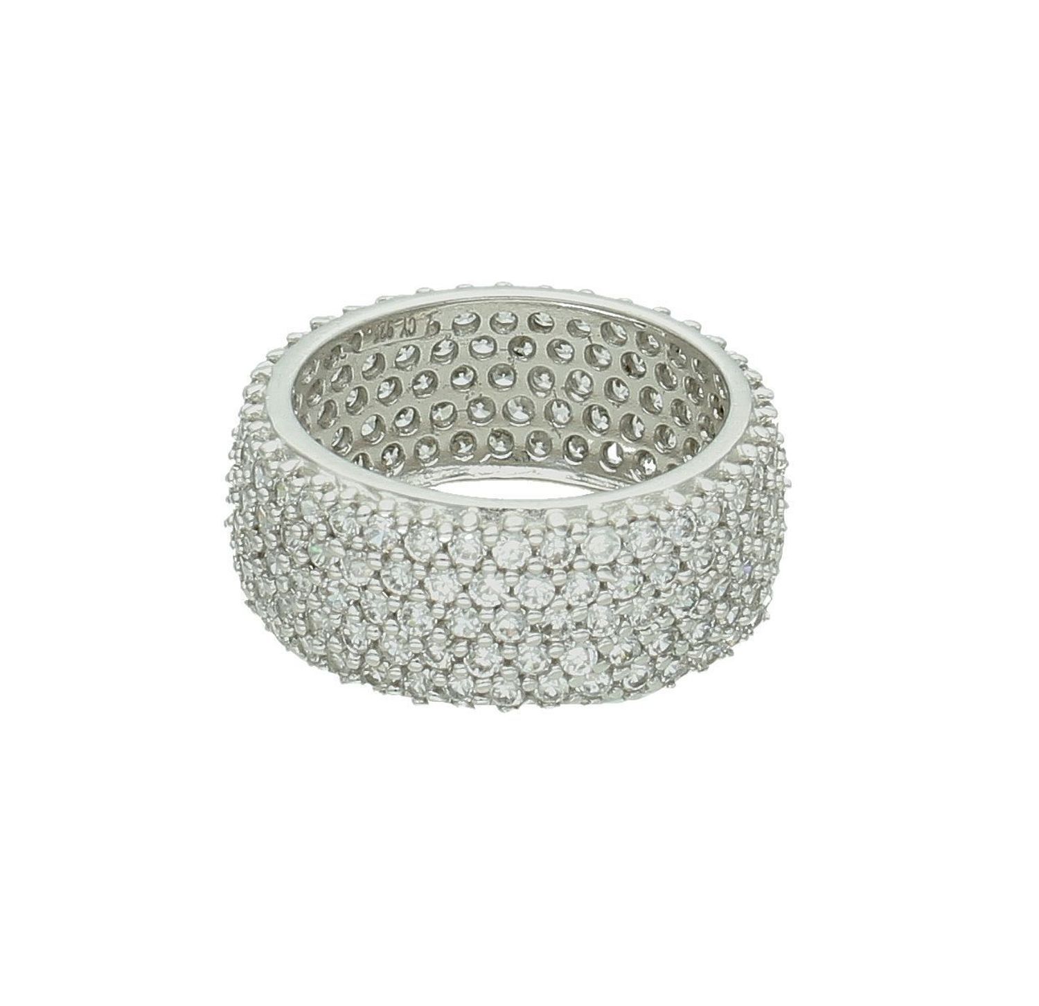 Srebrny pierścionek damski 925 okrągły z grafitowym agatem rozmiar 13 regulowany ro DIA-PRS-7409-925 5.jpg