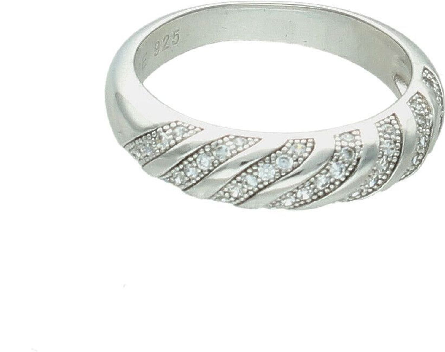 Srebrny pierścionek damski 925 z białymi cyrkoniami rozmiar 12 AP012-1693. Srebrny pierścionek damski. Pierścionek srebrny damski z klasyczny. Pierścionek srebrny z cyrkoniami. Srebrny pierścionek damski na prezent (2).jpg