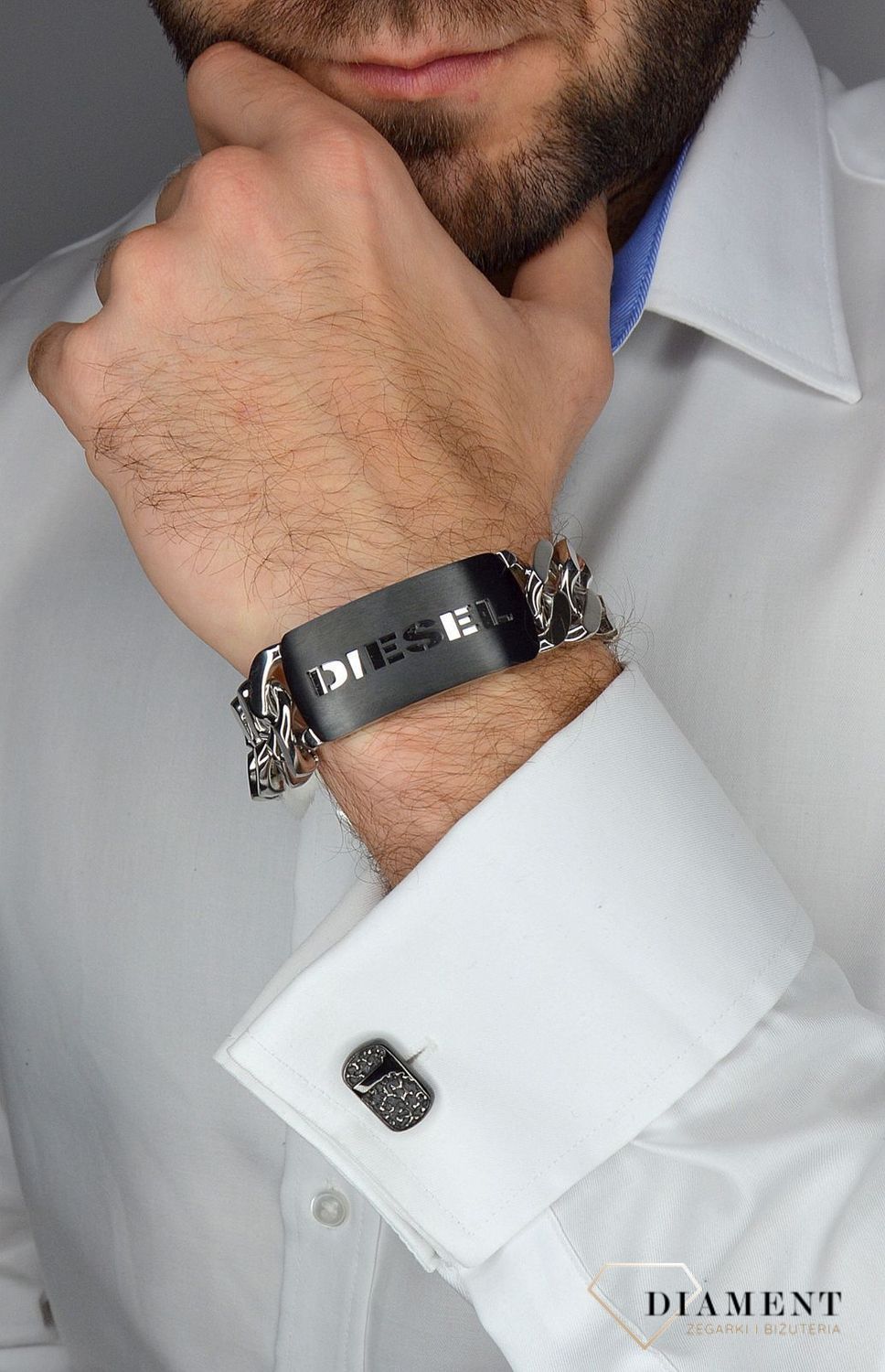 Spinki do mankietów ✓Spinki stal szlachetna czarne rutenowane AP012-2857✓.jpg