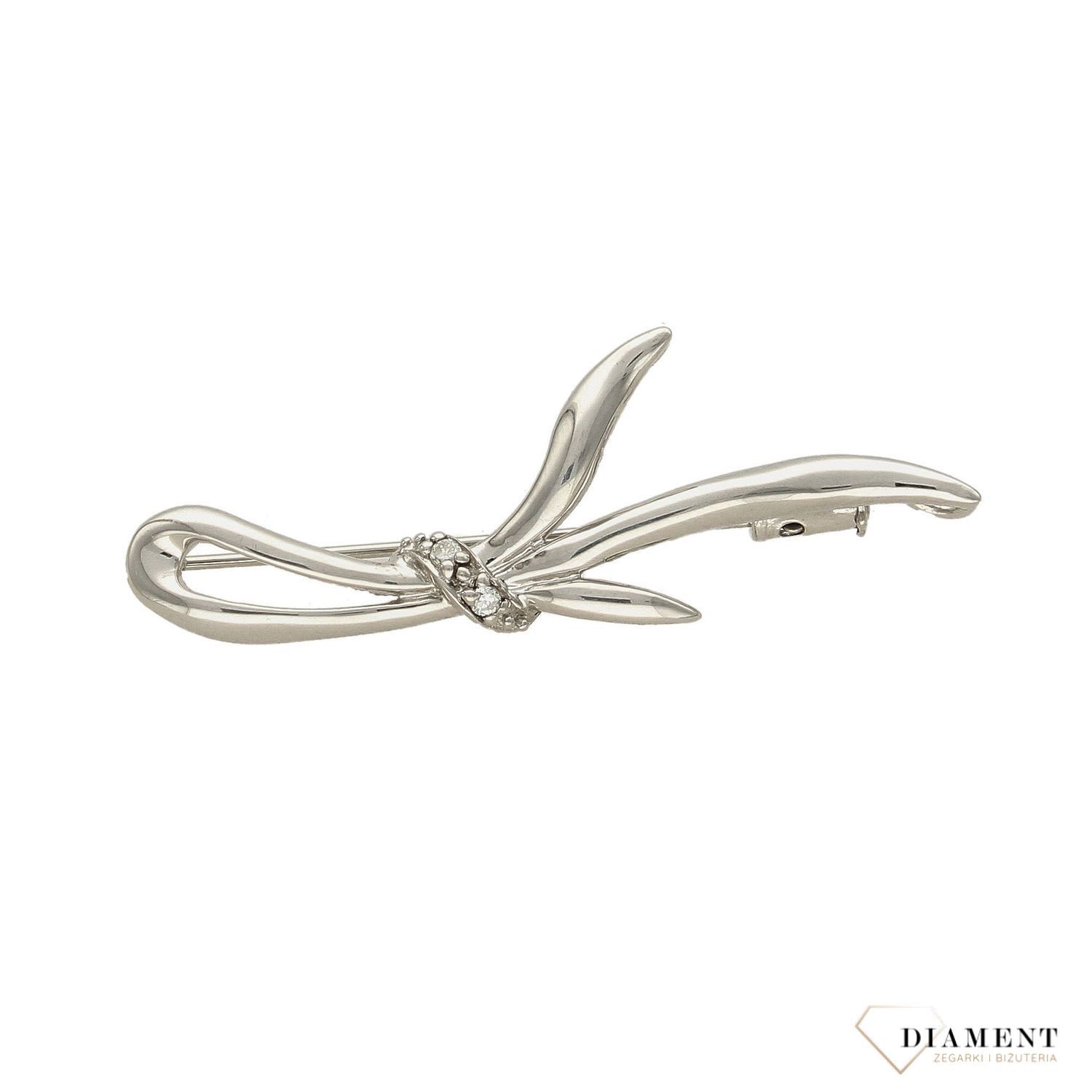 Srebrna broszka APART ciekawy wzór AP05-0419.jpg