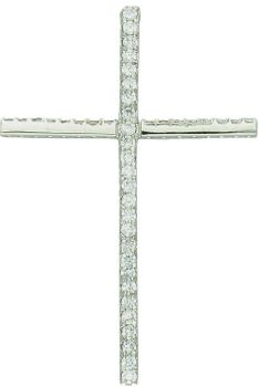 Srebrna zawieszka damska 925 Krzyż z cyrkoniami AP16-0488.jpg