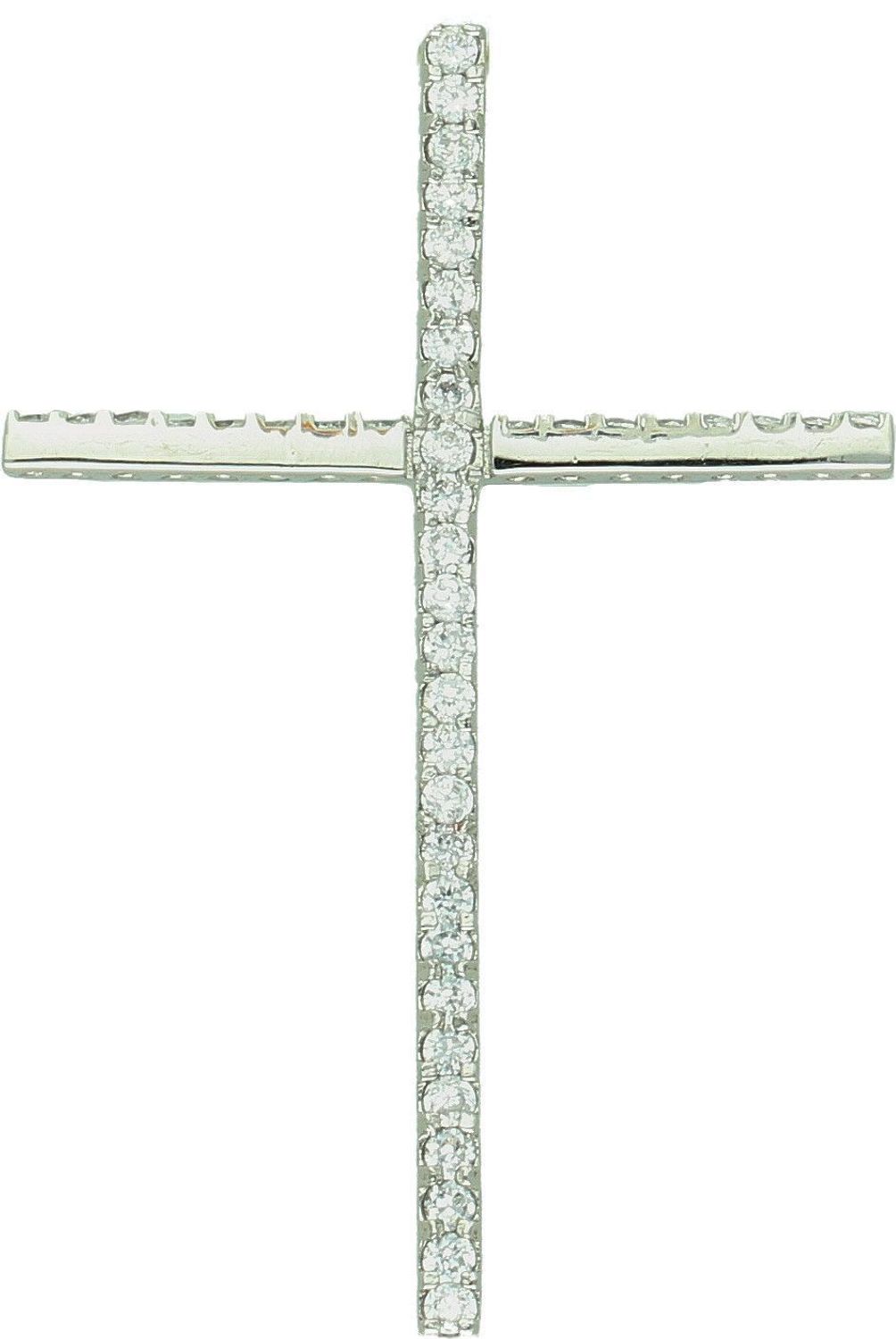 Srebrna zawieszka damska 925 Krzyż z cyrkoniami AP16-0488.jpg