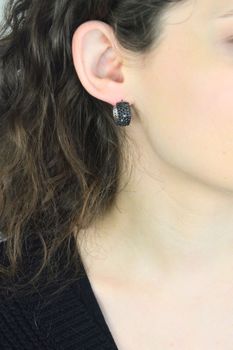 kolczyki srebrne koła, kolczyki Ag 925 z cyrkoniami, kolczyki czarne cyrkonie, szerokie kolczyki sre (5).jpg