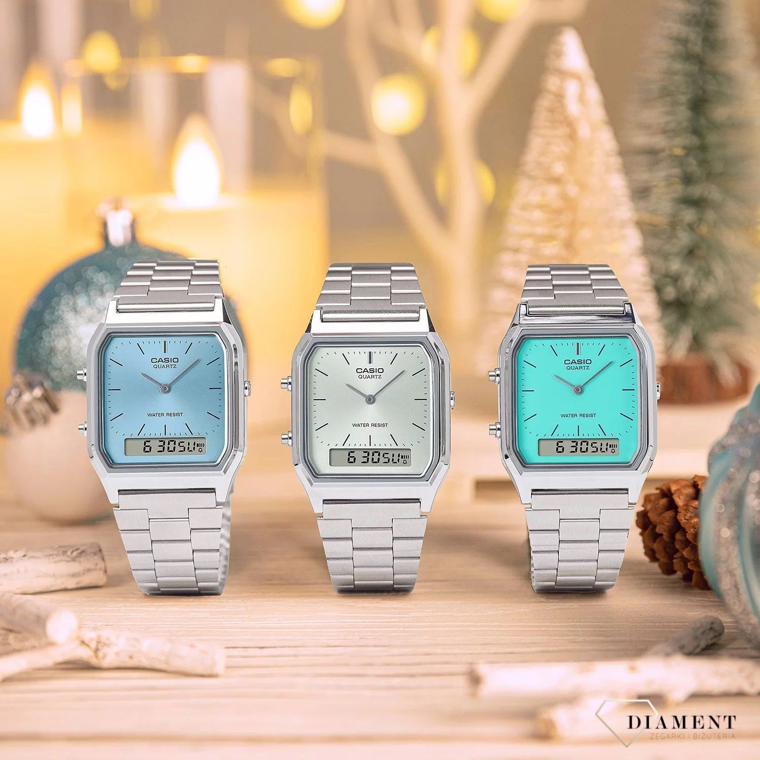 Zegarek Casio Vintage Maxi AQ-230A-2A1MQYES. Zegarek w stylu Retro. Zegarek Casio idealny dla kobiety i mężczyzny. Zegarek unisex Casio Vintage. Zegarek na bransolecie Vintage na prezent..jpg