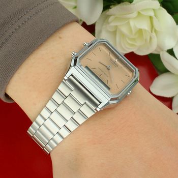 Casio Vintage AQ-230A-4AMQYES Classic – zegarek analogowo-cyfrowy retro  Sklep Diament bok.jpg