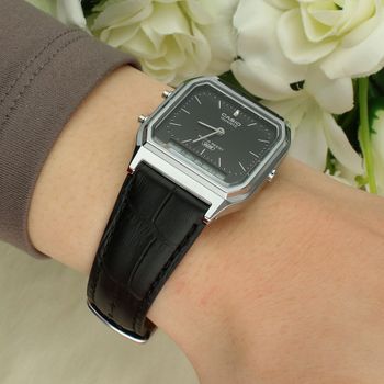 Zegarek Casio Vintage AQ-230EL-1AEF Maxi  Retro  Skóra  Sklep Diament  3+3 lata gwarancji black.jpg