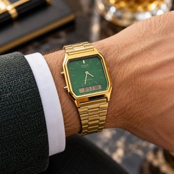 Casio Vintage AQ-230GA-3AMQYES – złocisty zegarek  Diament (2).jpg