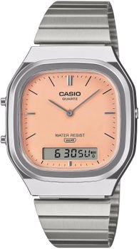 Zegarek Casio Vintage AQ-240E-4AEF Zegarek Analogowo-Cyfrowy Retro Pomarańczowy.jpg