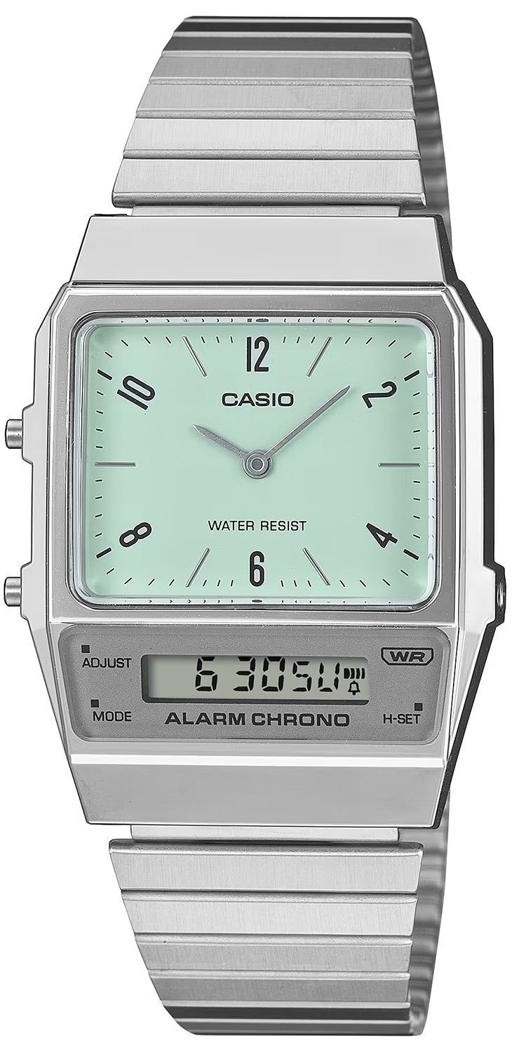 Zegarek Casio Vintage Edgy Collection AQ-800E-3AEF. Zegarek unisex w styl retro. Zegarek męski z podwójnym wyświetlaczem. Zegarek dla mężczyzny na prezent..jpg