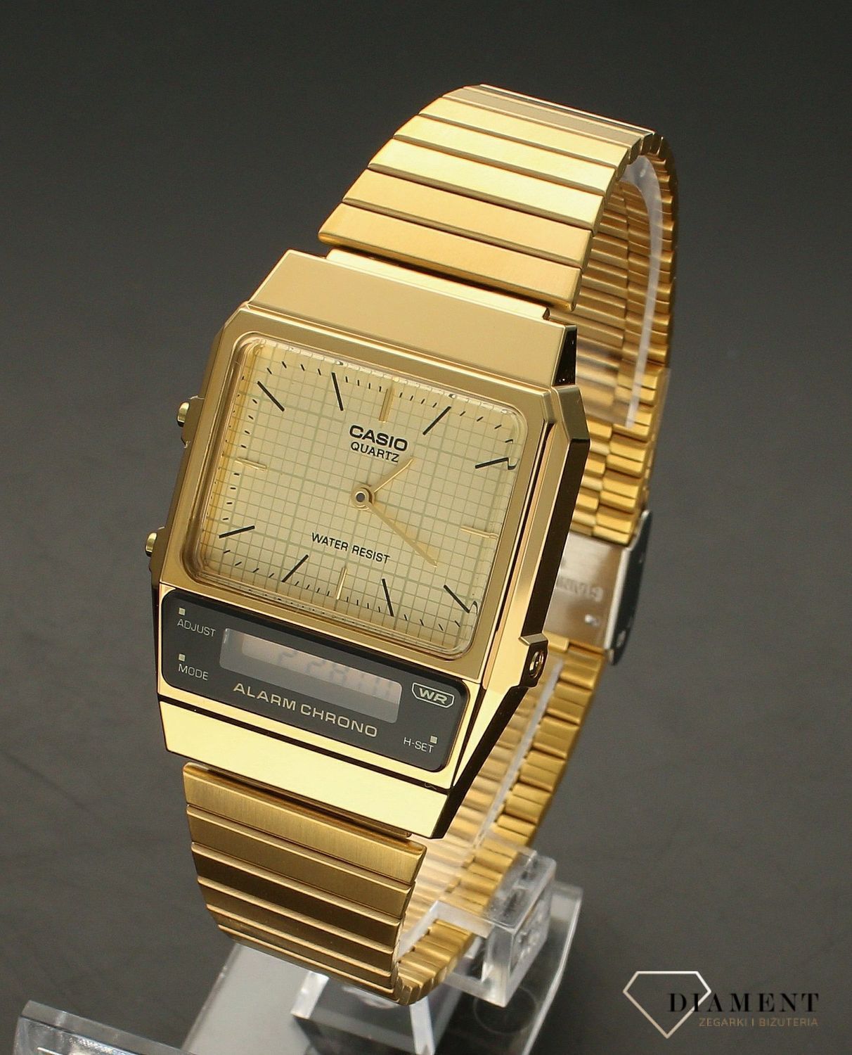 Zegarek Casio Vintage złoty EDGY COLLECTION AQ-800EG-9AEF Zegarek damski Casio Retro na bransolecie ⌚ Zegarki Casio ✓Zegarki damskie✓ Prezent z grawerem✓ Kurier Gratis 24h✓ Gwarancja najniższej ceny✓ Grawer gratis.jpg