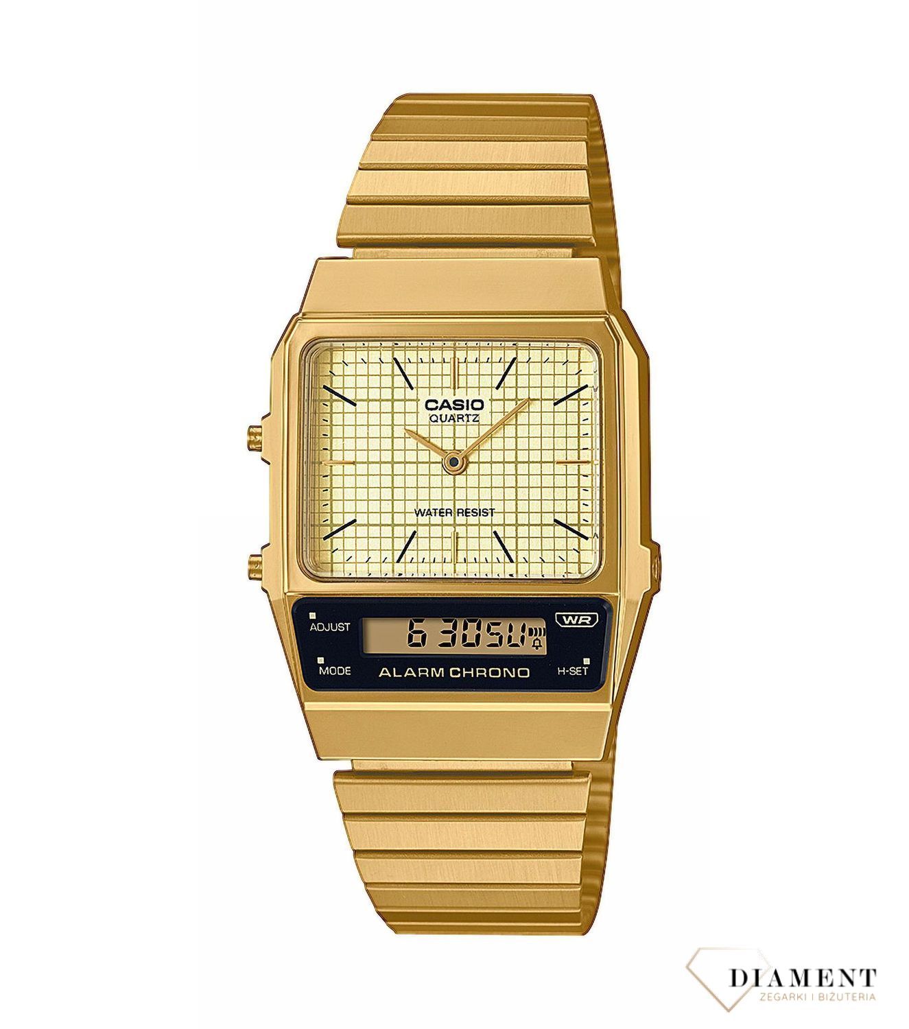 Zegarek Casio Vintage złoty EDGY COLLECTION AQ-800EG-9AEF Zegarek damski Casio Retro na bransolecie ⌚ Zegarki Casio ✓Zegarki damskie✓ Prezent z grawerem✓ Kurier Gratis 24h✓ Gwarancja najniższej ceny✓ Grawer gratis.jpg