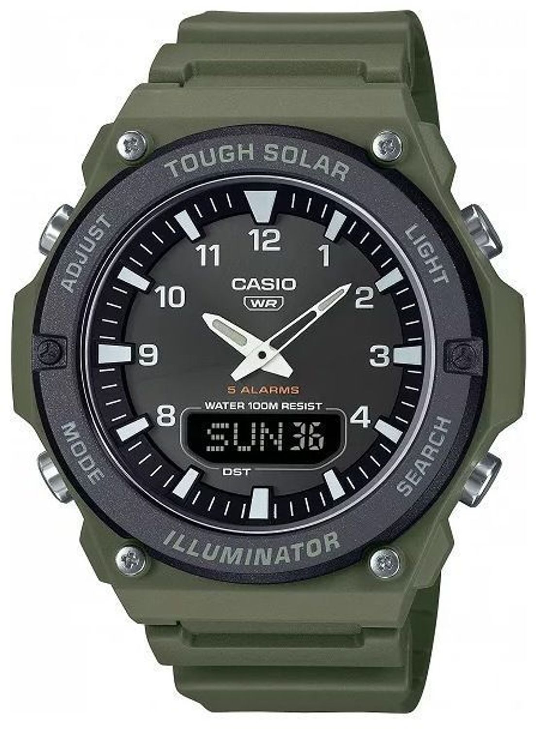 Zegarek Casio AQ-S820W-3BVEF – Zegarek Męski Solarny Analogowo-Cyfrowy Zielony 100M.jpg