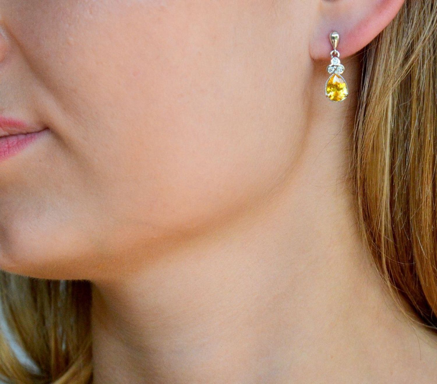 Srebrne kolczyki Apart 925 wiszące łezki Ag 925.jpg