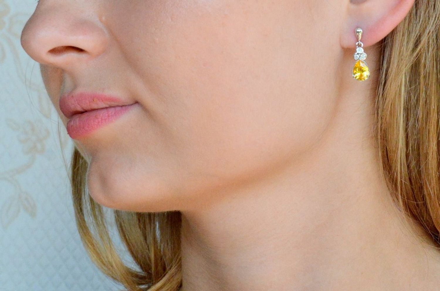 Srebrne kolczyki Apart 925 wiszące łezki Ag 925.jpg