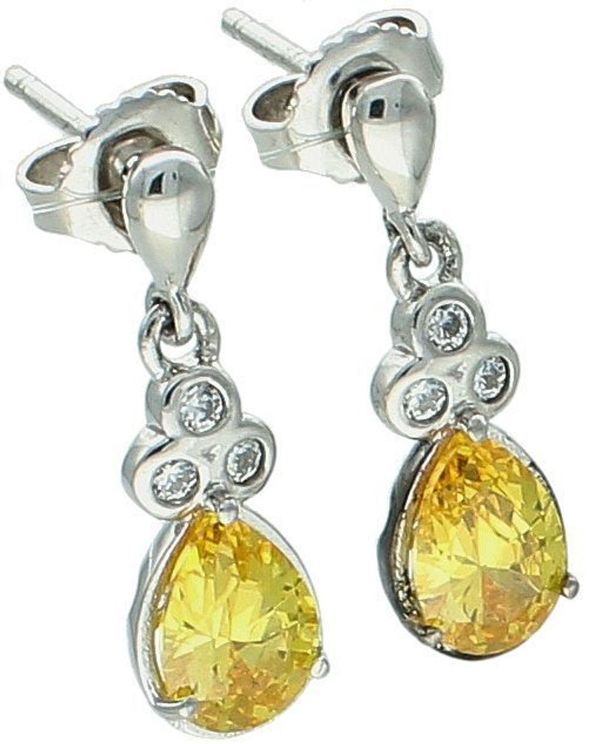 Srebrne kolczyki Apart 925 wiszące łezki Ag 925.jpg